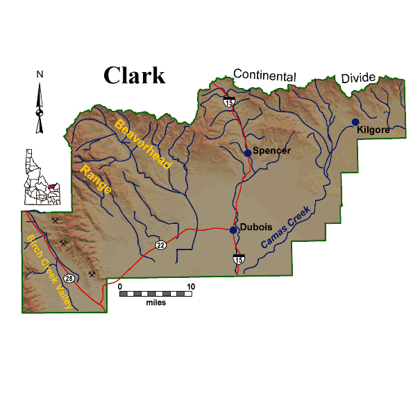 clark county idaho map Clark County clark county idaho map