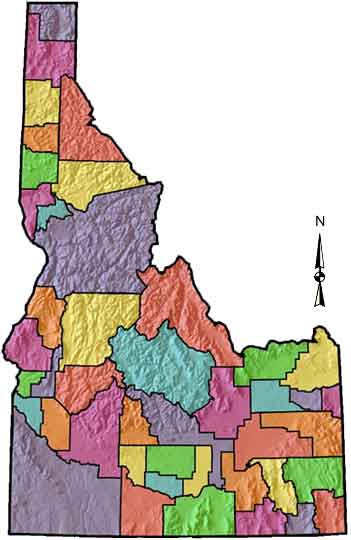 Map Of Counties In Idaho Oakland Zoning Map 2597