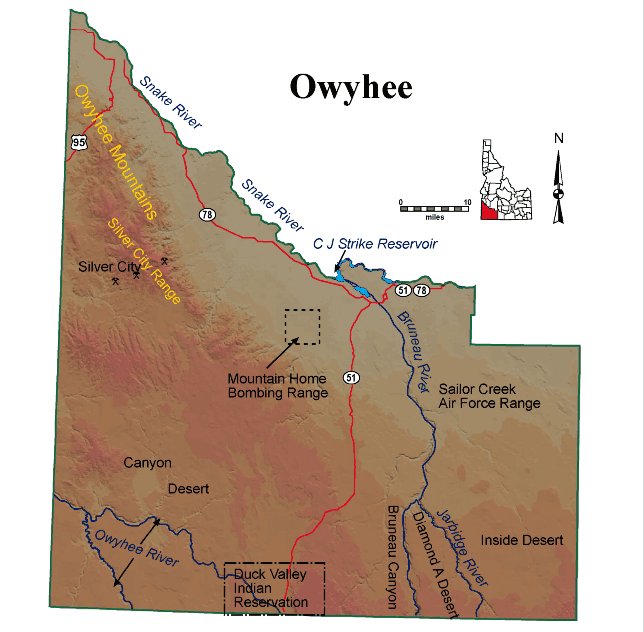 Owyhee County Parcel Map Owyhee County