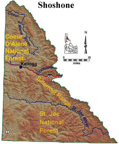 Shoshone County Parcel Map Shoshone County